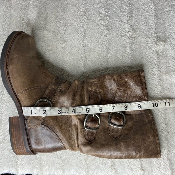 COPY - Matisse Harley Brown Tan Leather Moto Buckle Boots Mid Calf Women’s 8M - Picture 14 of 14